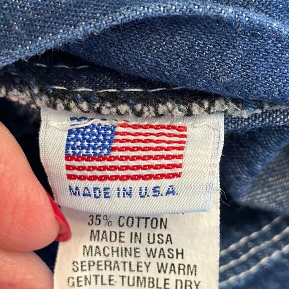 Pointer Carpenter Shorts Size 42 Lightweight Denim - Picture 12 of 13